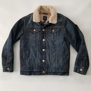 Gap kids Sherpa Lined Denim Jacket